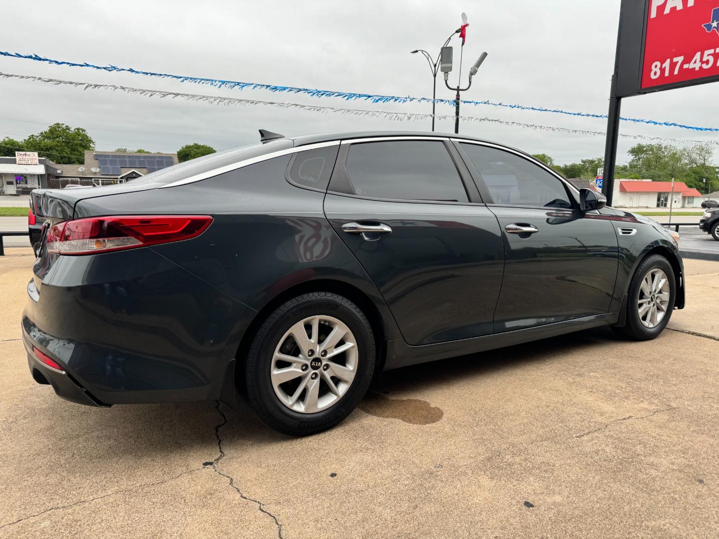 2016 GRAY KIA OPTIMA (KNAGT4L39G5) , located at 5900 E. Lancaster Ave., Fort Worth, TX, 76112, (817) 457-5456, 0.000000, 0.000000 - Photo#3